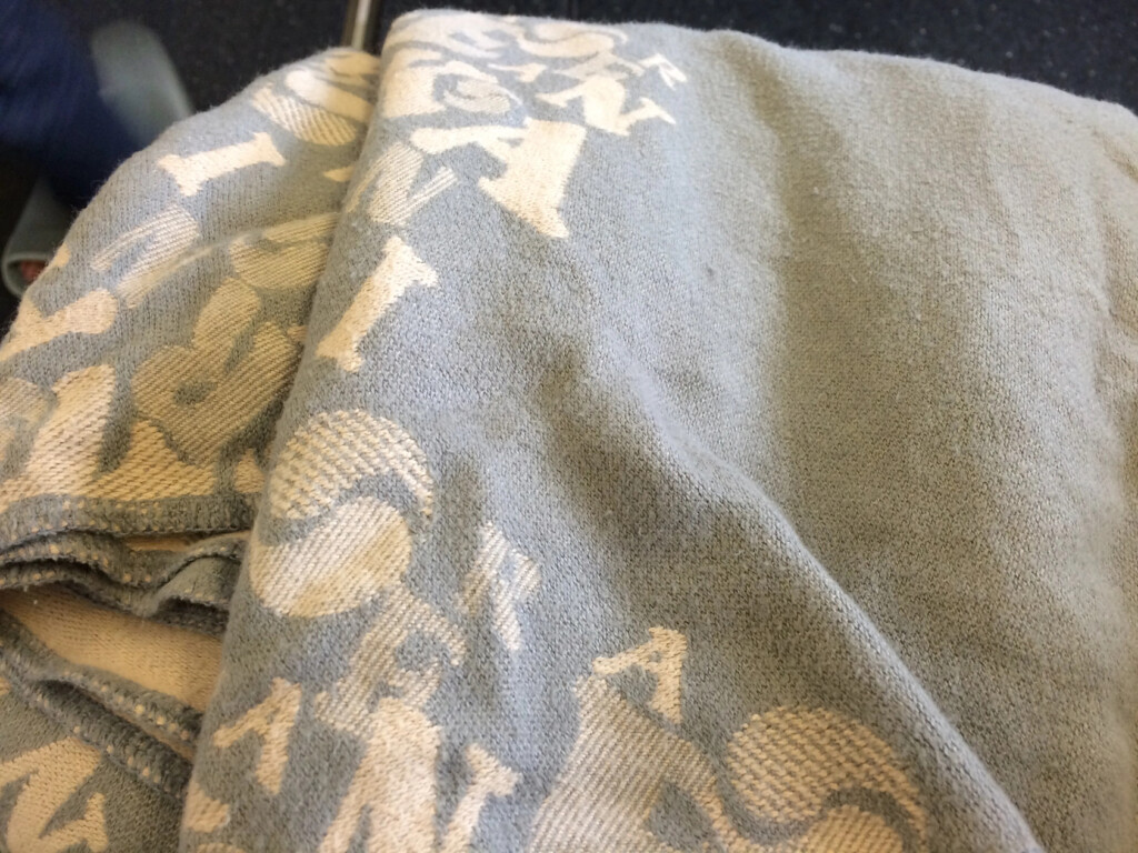 a close up of a towel