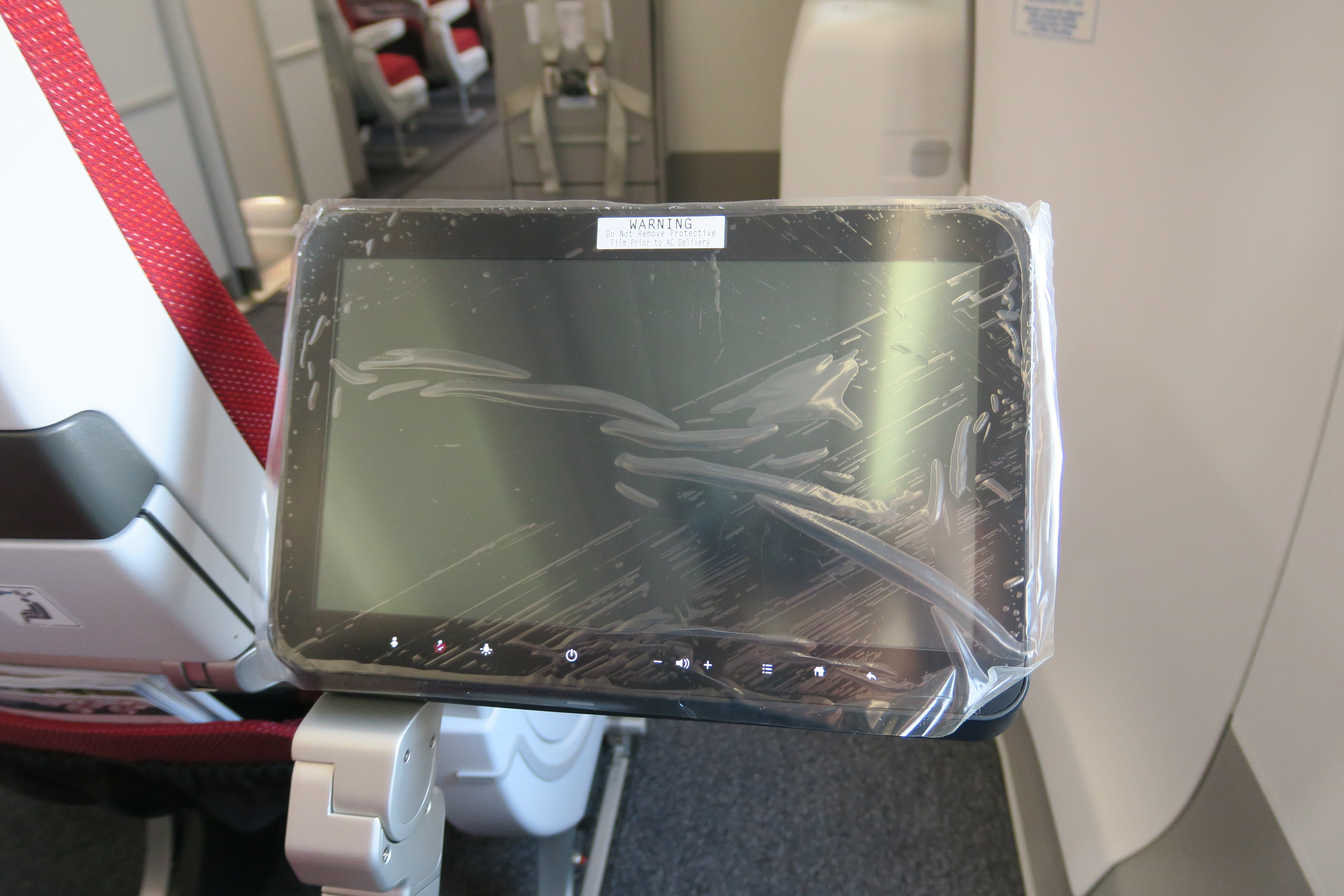 a tablet with a plastic wrap around it