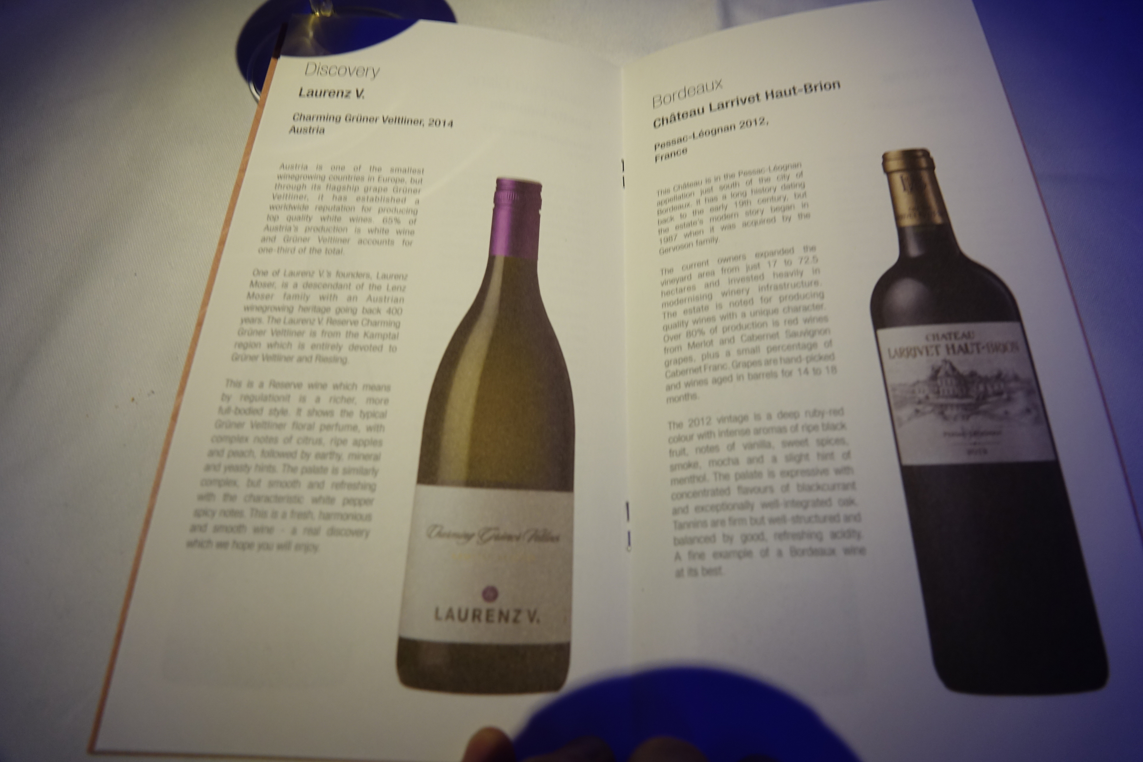 a book with a picture of wine bottles