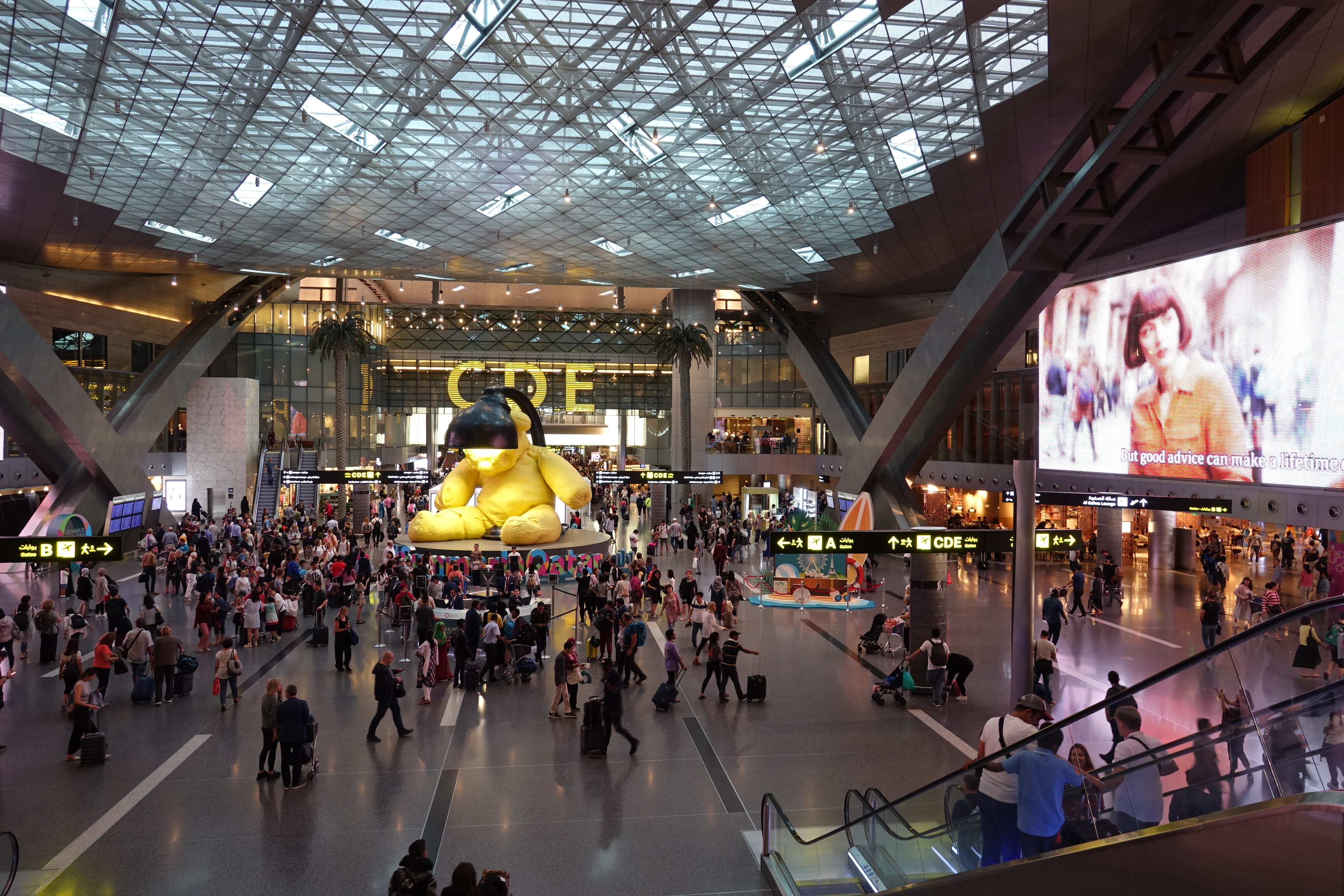 The State of Transit at Doha Airport - Travelers of Hong Kong