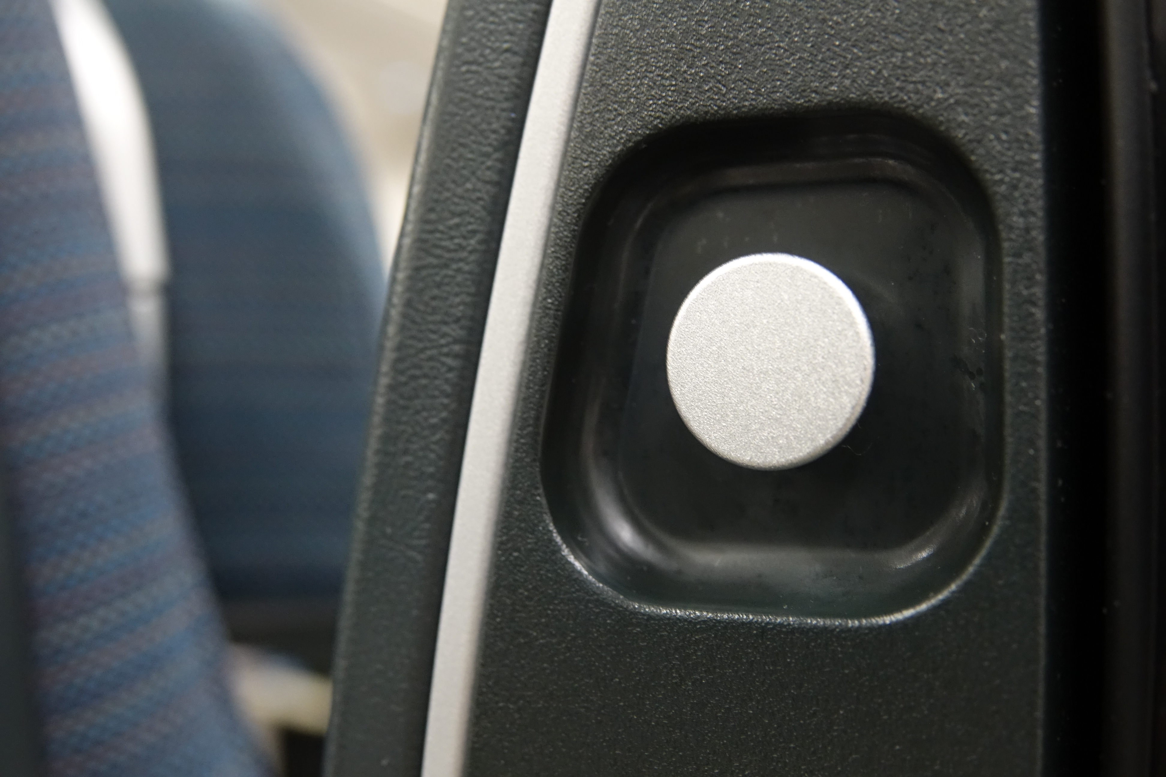 a close up of a button