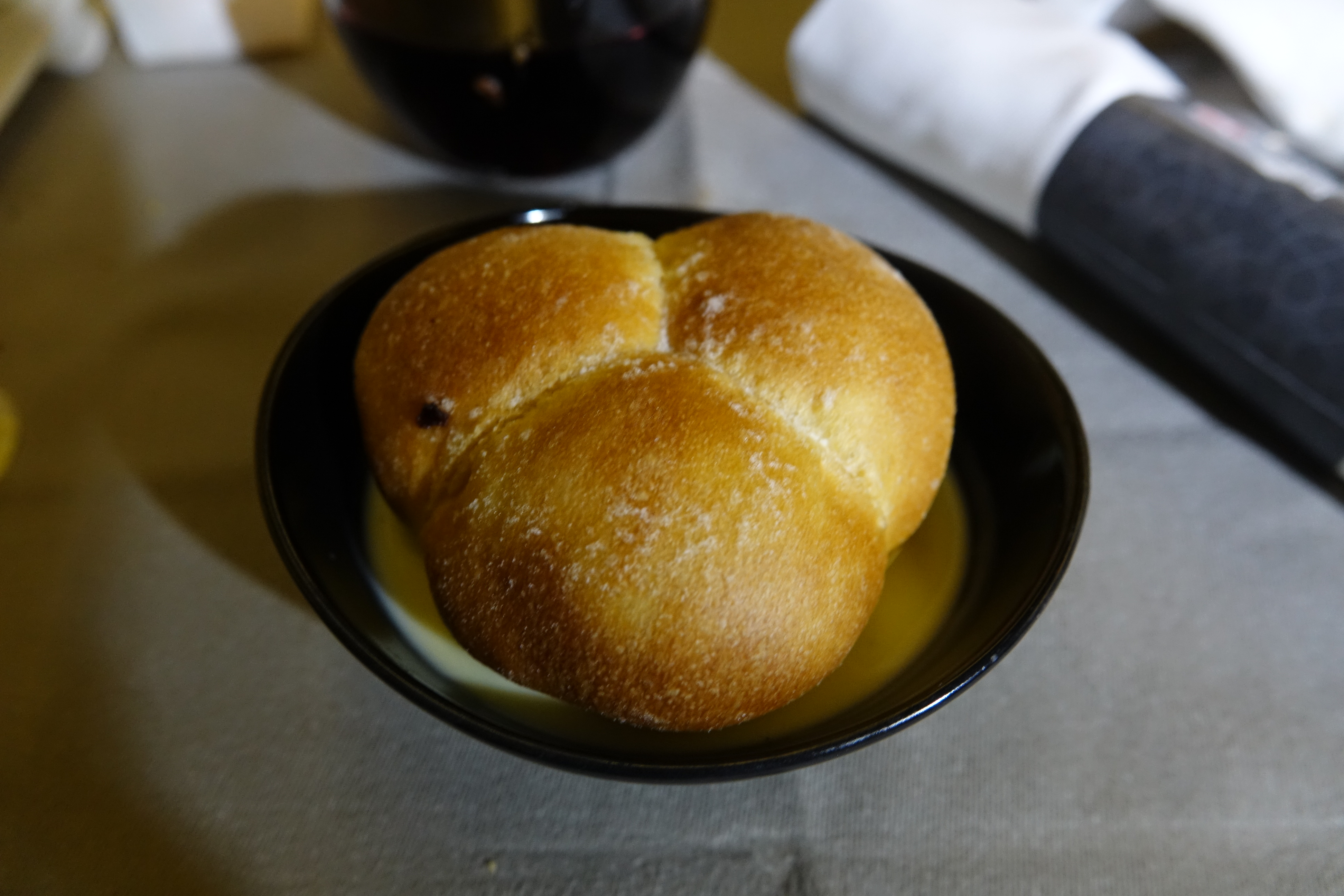 a bread in a bowl
