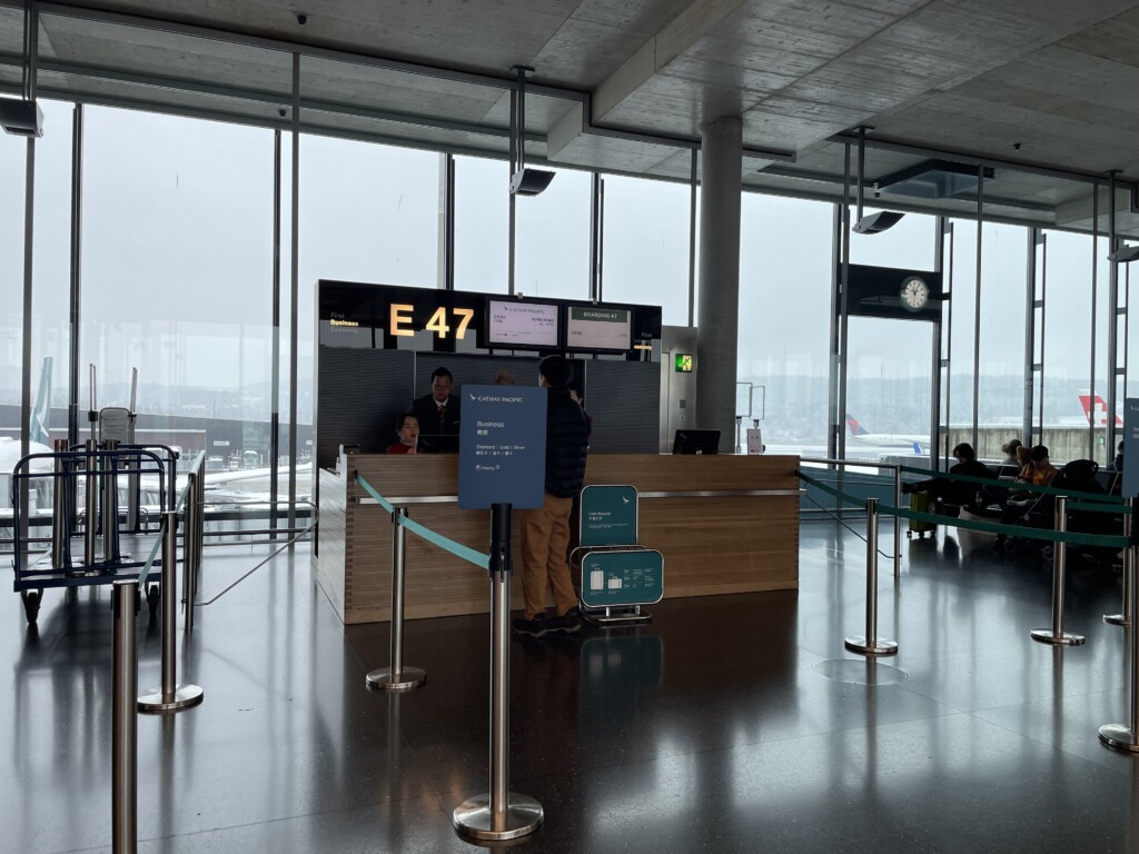 Departure Gate at Zurich Airport