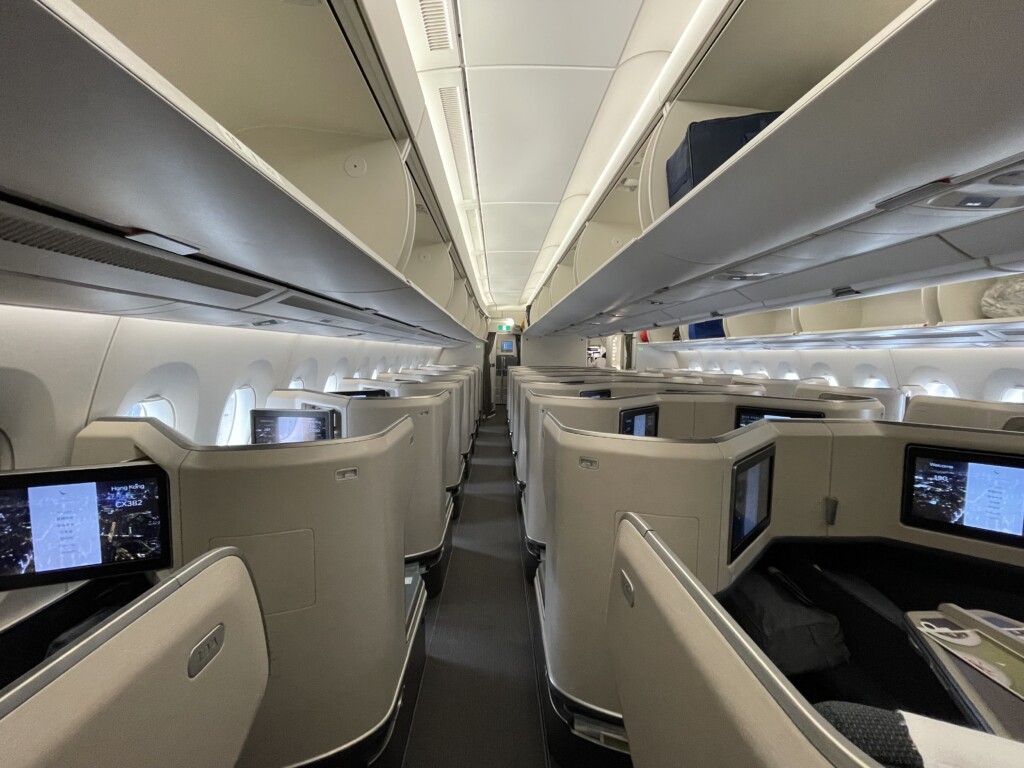 Cathay Pacific A350 Business Class Cabin