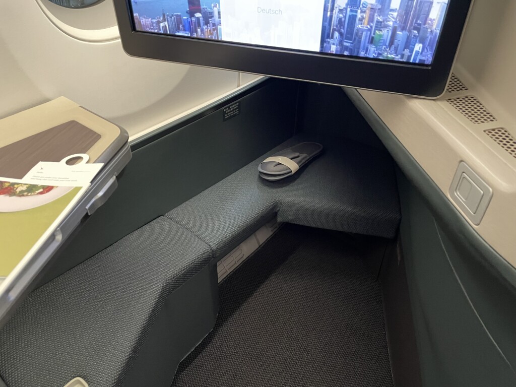 Cathay Pacific A350 Business Class Ottoman