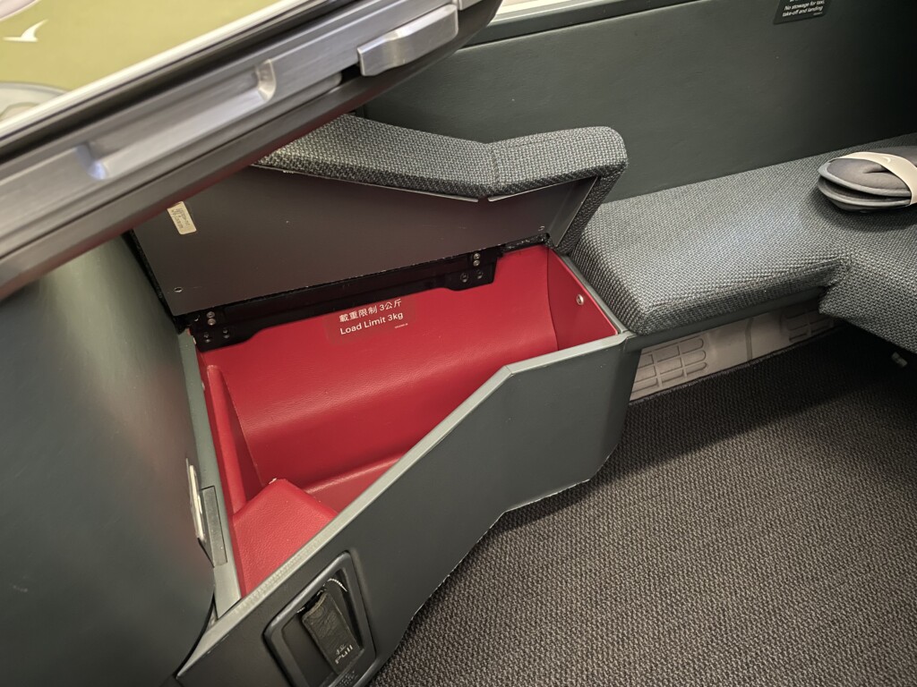 Cathay Pacific A350 Business Class Storage Cubby