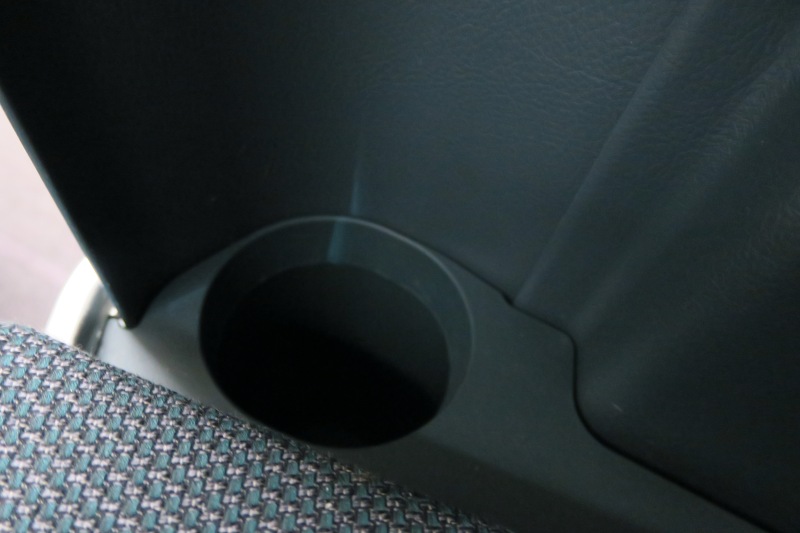 a hole in a car