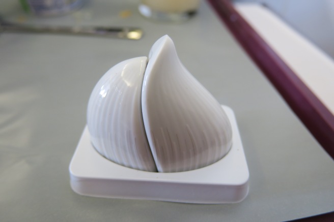 a white object on a table