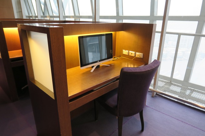 a computer on a desk
