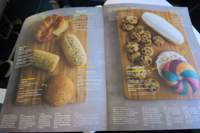 a page of a book with food on it