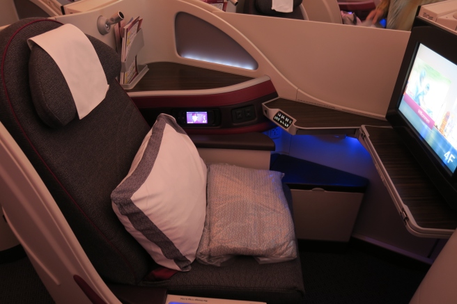 a seat in a business class