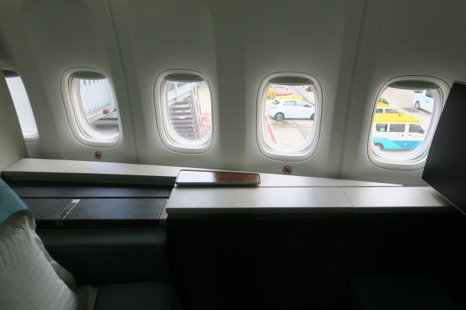 windows on an airplane with windows