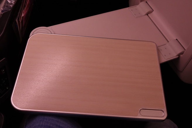 a laptop on a plane