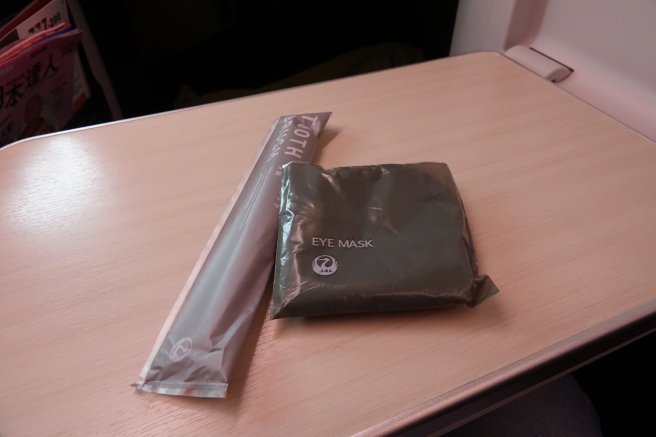 a package and a tube on a table