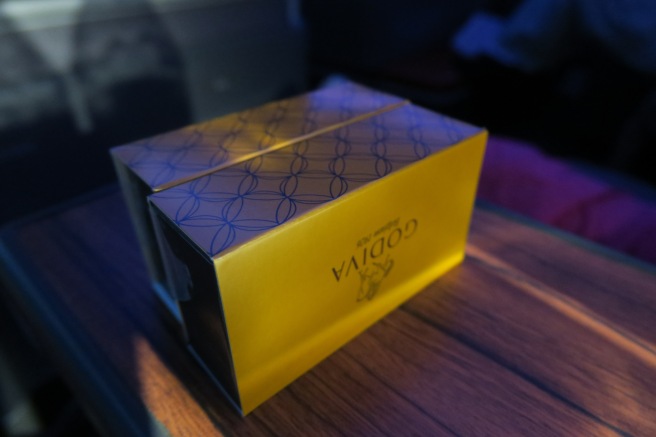a yellow box on a table