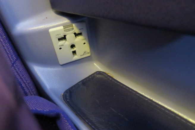 a close up of a plug in