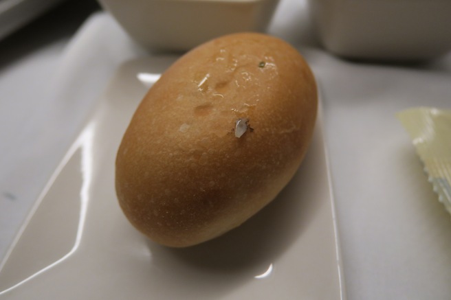 a close up of a bread