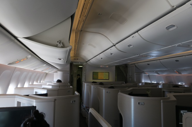 an airplane with seats and seats