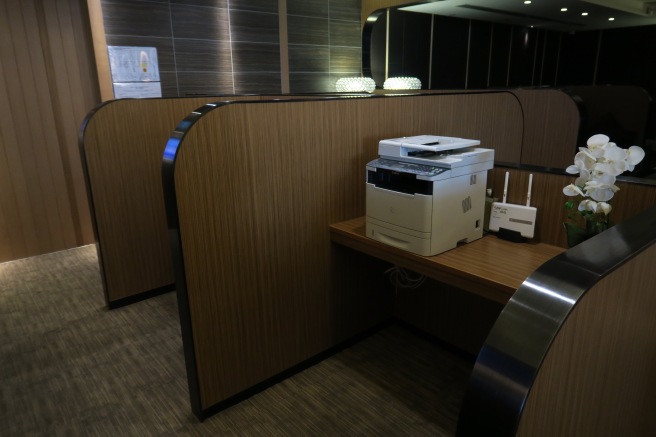 a printer on a desk