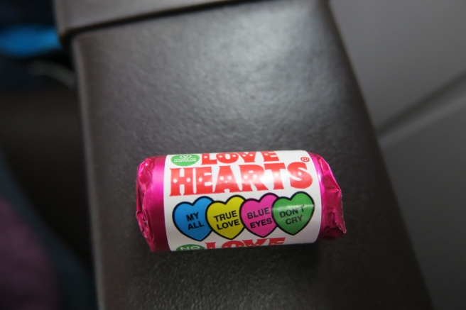 a candy wrapped in pink wrapper