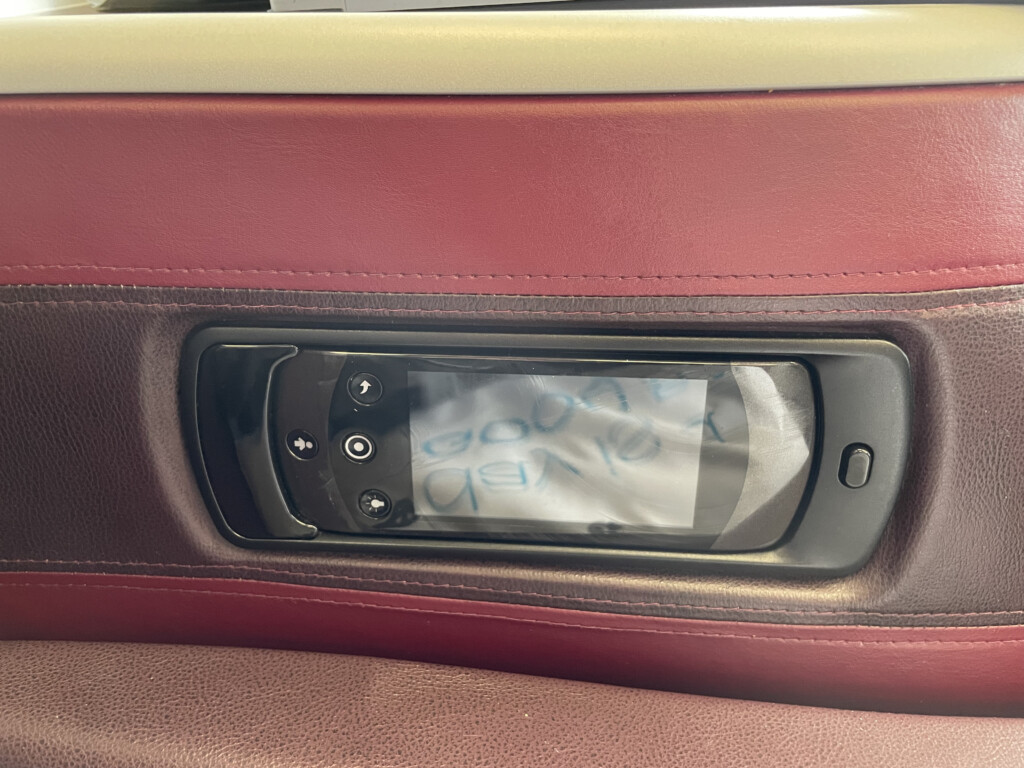 a phone in a leather case