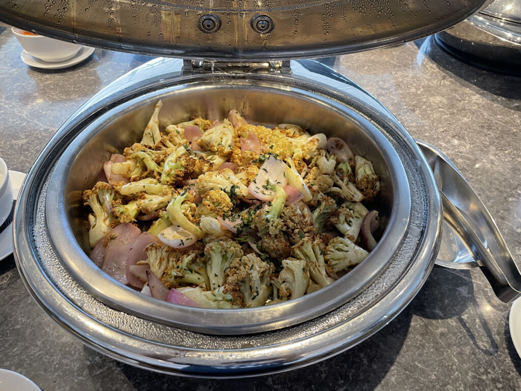 a bowl of food with a lid open