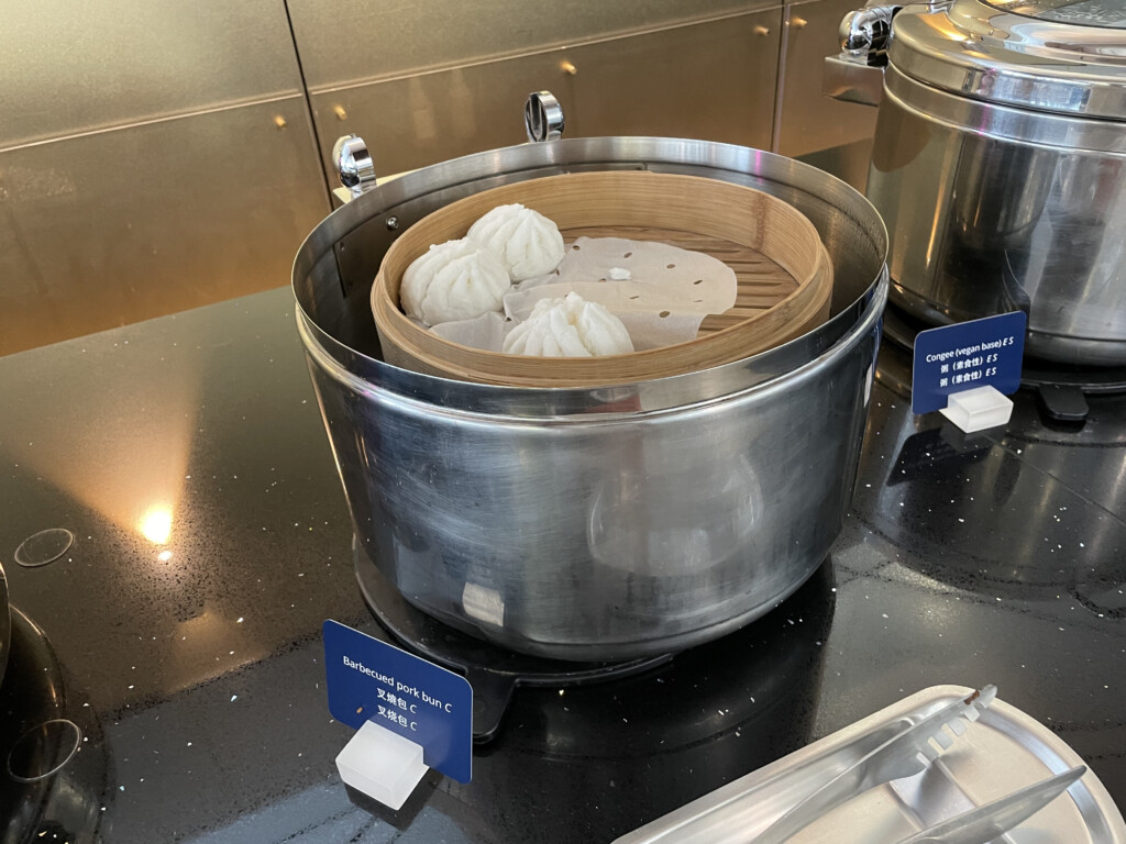 a pot of dim sum on a counter