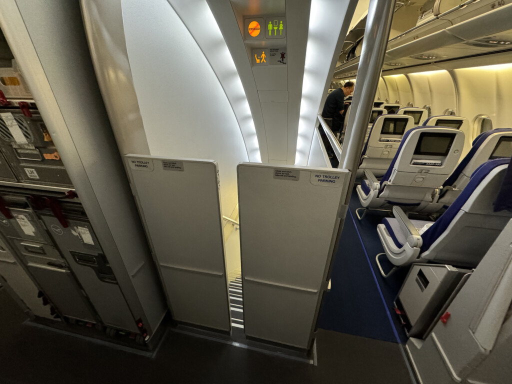 an airplane with a door open