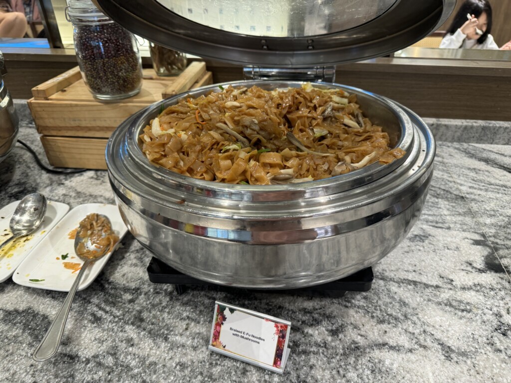 a bowl of food on a counter